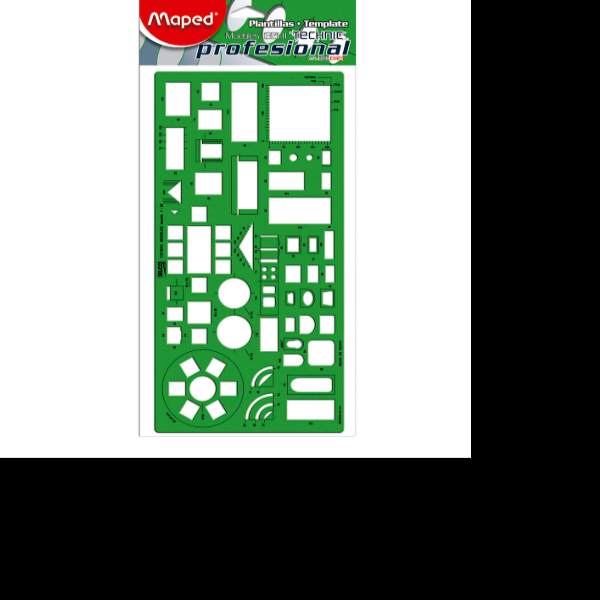 PLANTILLA PROF. MUEBLES MM 1 A 50MM BLISTER C1 PZA